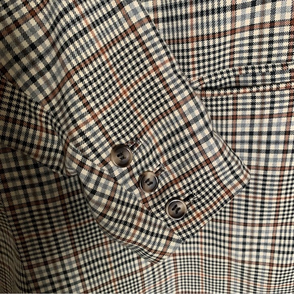 🧸 & OTHER STORIES PLAID DOUBLE BREASTED BLAZER - Picture 4 of 7